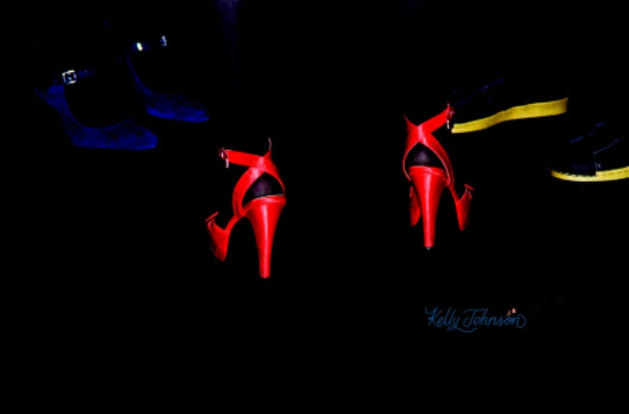 Red Heels - Color Photography Fine Art Print 17x11